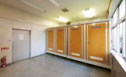 豊中市消防局蛍池出張所（写真４）の屋内にENCOURAGE
Ⅱ型を設置