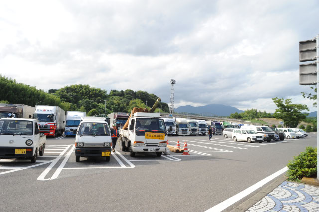 高速道路利用の方に使用いただいています