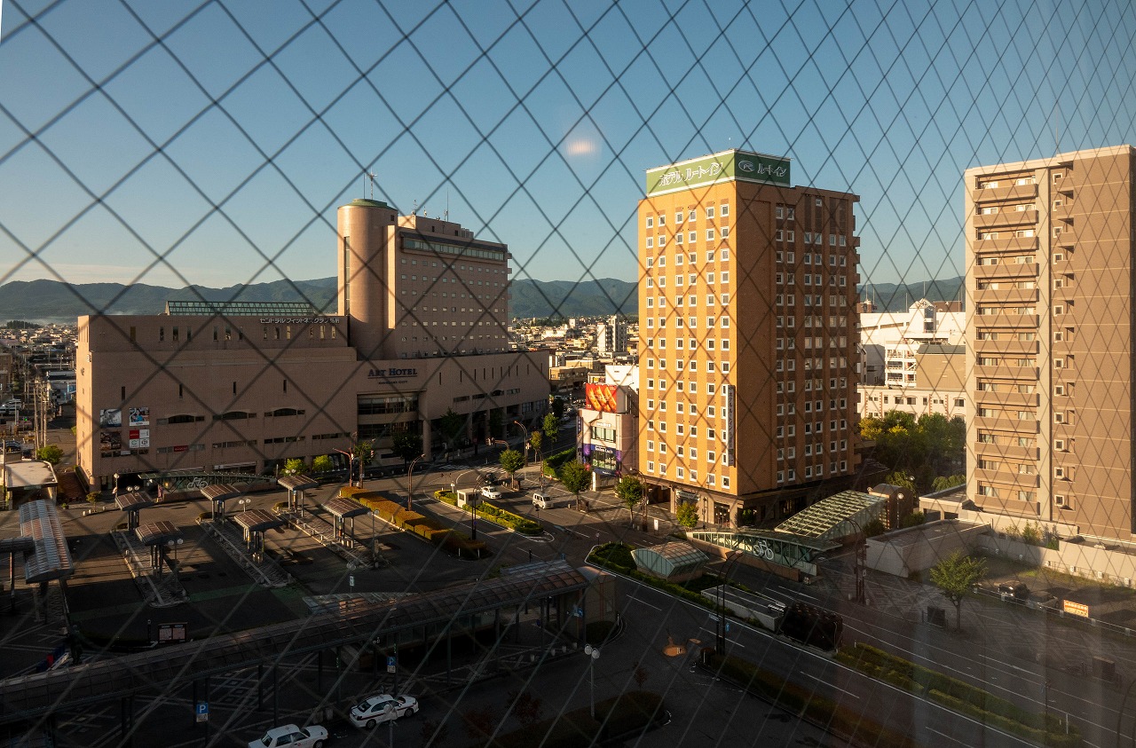 演習が行われた弘前大学